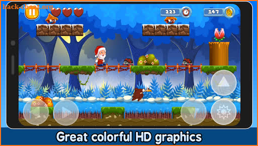 Super Santa : Run & Jump Christmas Game screenshot