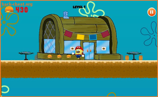 Super Sbob Sponge Adventure Run : the Sweet Burger screenshot