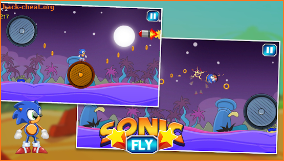 Super Shadow Dash : Fly and Jumping Star. screenshot