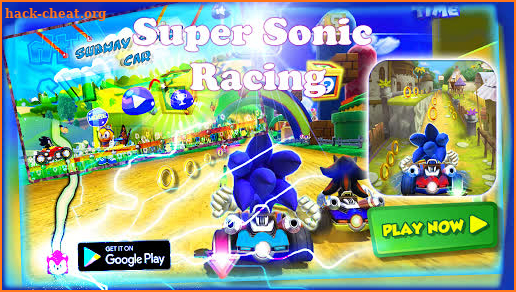super sonic car racing game screenshot