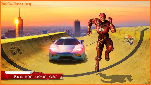 Super Speed Hero Mega Ramp Racing Stunts screenshot