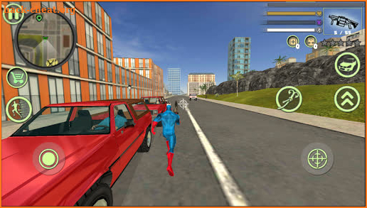 Super Spider Rope Man hero: Crime City Gangster screenshot