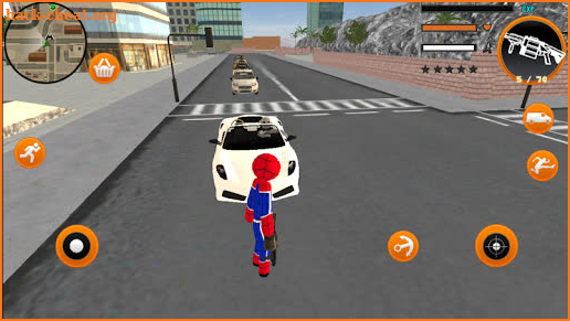 Super Spider StickMan Rope Hero Gangstar Crime screenshot