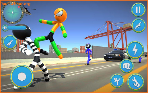 Super Spider Stickman speed Hero Game screenshot