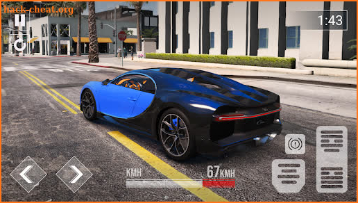 Super Sport Car Bugatti Chiron screenshot