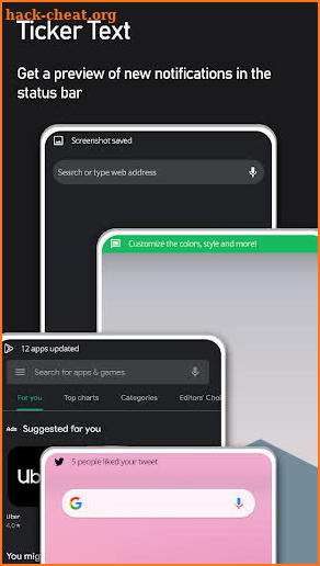 Super Status Bar - Gestures, Notifications & more screenshot