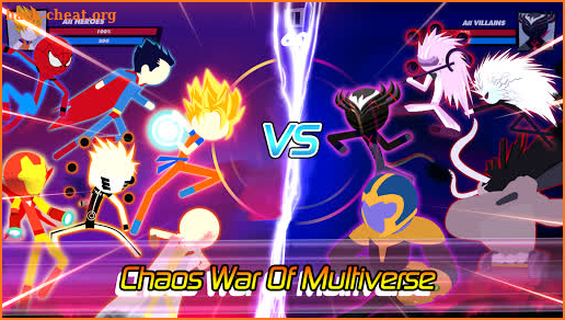 Super Stick Fight All-Star Hero: Chaos War Battle screenshot