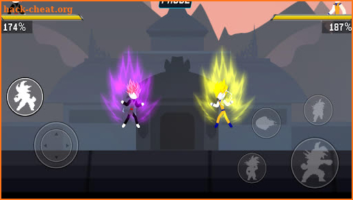 Super Stick Shadow Fight Warrior Dragon stickman screenshot