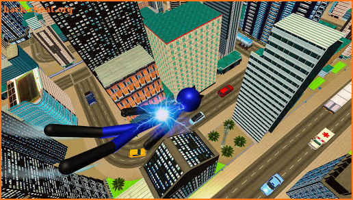 Super Stickman Hero:Gangster Crime City Battle screenshot