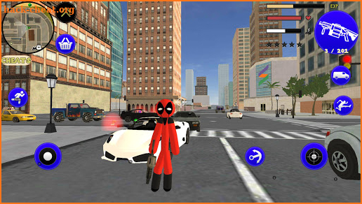 Super Stickman Rope Hero Strange Gangster Vegas screenshot