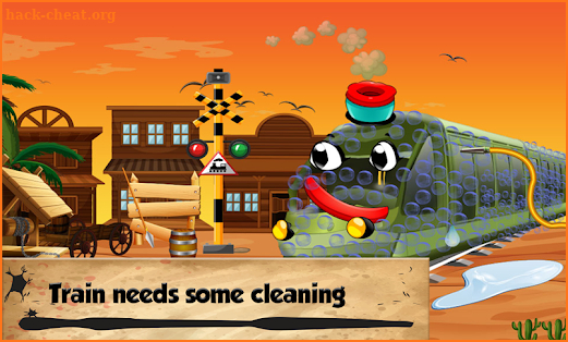 Super Train Cleanup & Wash Salon: Cleaning Game screenshot