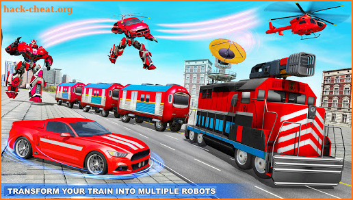 Super Train robot transformation: Grand robot game screenshot