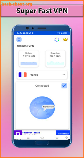 Super VPN Hotspot Free Unlimited vpn Proxy Master screenshot