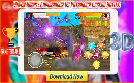 Super Wars : Lupin Vs Patra Legend Battle 3D screenshot