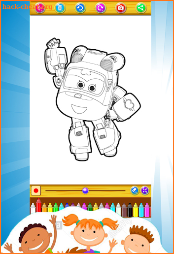 super wingss coloring book (with animals) screenshot