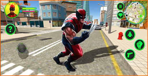Super Wolf Hero Rope Hero Gangstar Crime screenshot