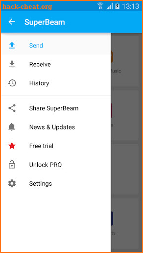 SuperBeam | WiFi Direct Share screenshot