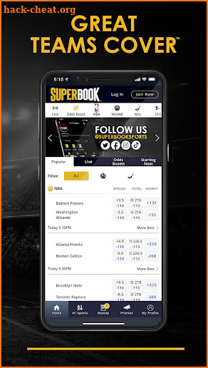 SuperBook Sports TN screenshot