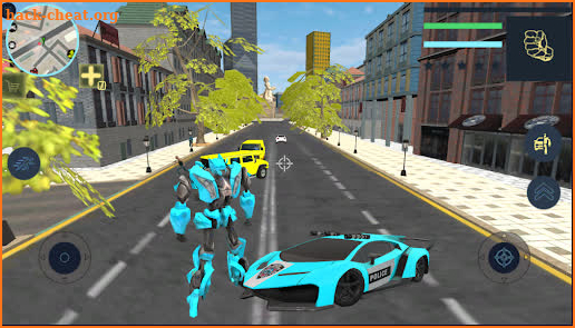 Supercar Robot Car Super Transform Futuristic Wars screenshot