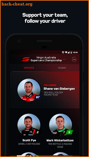 Supercars Official App screenshot