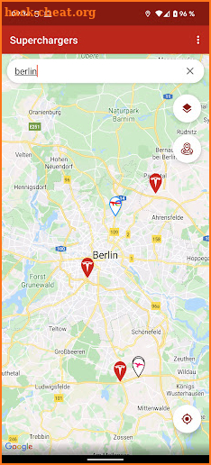 Superchargers for Tesla screenshot