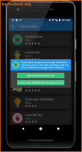 Supercodes 🥇 Free app promo codes screenshot