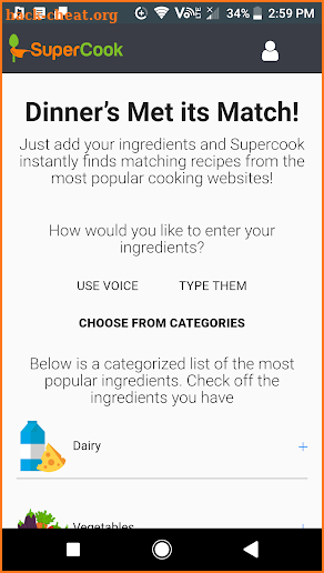 SuperCook - Find recipes by ingredients screenshot