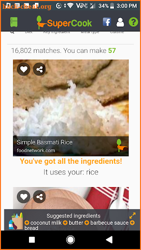 SuperCook - Find recipes by ingredients screenshot