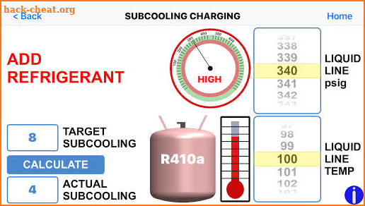 SuperCool HVAC troubleshoot/ duct sizing/ charging screenshot