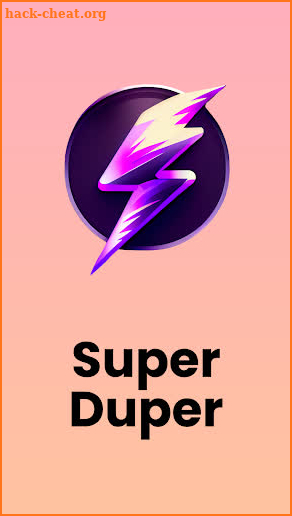 SuperDuper screenshot