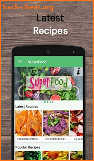 SuperFood - Healthy Recipes screenshot