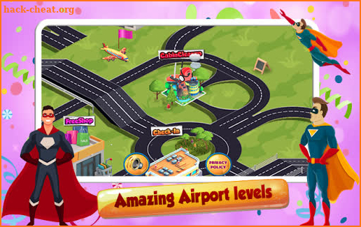 Superhero Airport Manager - Help the Travelers screenshot