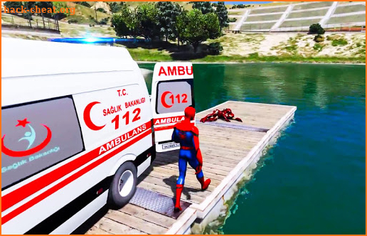 Superhero Ambulance Rescue Patient Mission screenshot