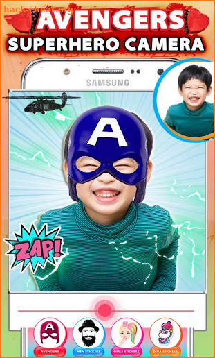 Superhero Avenger Photo Editor screenshot