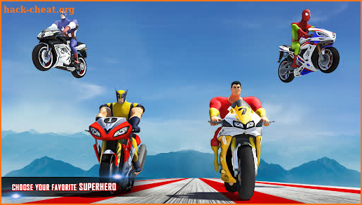 Superhero Bike Games Stunts screenshot