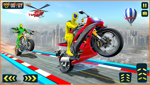 Superhero Bike Stunt GT Racing screenshot
