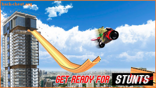 Superhero Bike Trail Mega Ramp Stunt Master screenshot