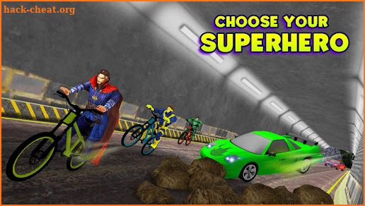 Superhero Bmx Cycle: Hill Racing screenshot