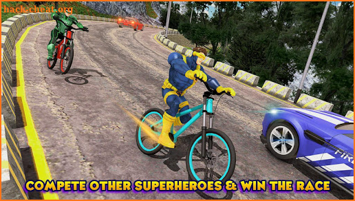 Superhero Bmx Cycle: Hill Racing screenshot