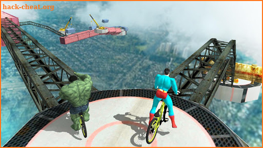 Superhero BMX Racing 2018 screenshot