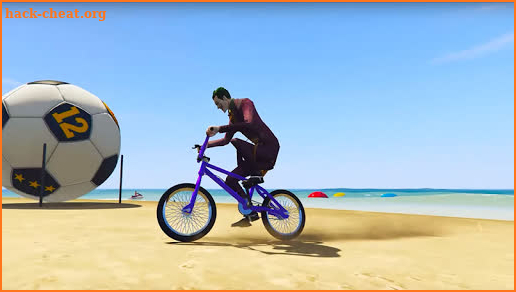 Superhero BMX Stunt Racing: Free Cycle Games screenshot