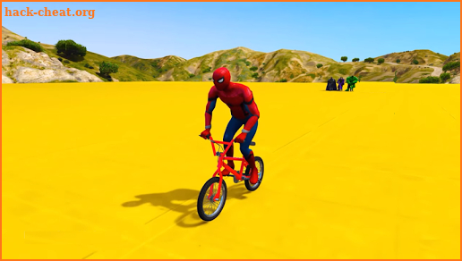 Superhero BMX Stunts Racing: Top Bike Racing Games screenshot