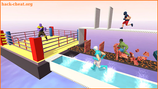 Superhero Bridge Race 3D screenshot