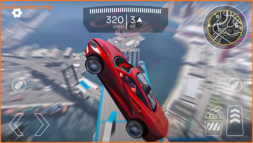 Superhero Car Mega Ramp Jump V screenshot
