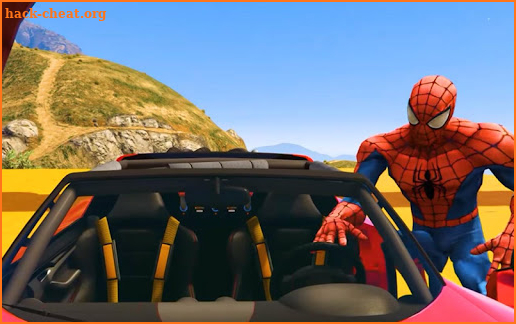 Superhero Car Racing Stunts Limits screenshot