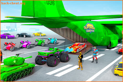 Superhero Car Transport Truck screenshot