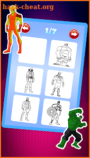 Superhero Coloring Book Pages: Kids Coloring Games screenshot