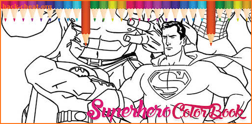 Superhero Coloring Games screenshot