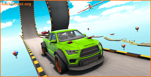 Superhero Crazy Car Stunt Mega Ramp Car GT Racing screenshot