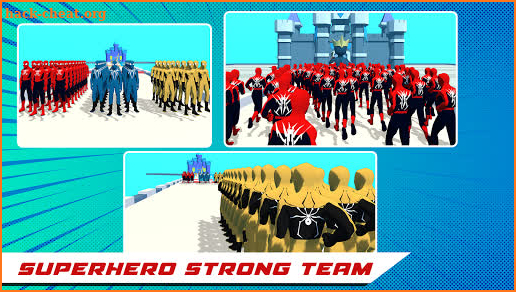 Superhero Crowd Pusher - Crowd City 3D screenshot
